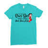 i'm that crazy girl who loves betty boop a lot Ladies Fitted T-Shirt