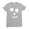 face skull Ladies Fitted T-Shirt