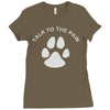 paw pun for pet lovers Ladies Fitted T-Shirt