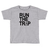 run the trap mens trap music t shirt dope swag hipster flosstradamus t Toddler T-shirt
