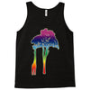 giraffe reaching up with its long neck to eat leaves off branches from Tank Top
