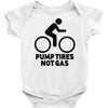 pump tires not gas Baby Onesie