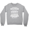 Super Cool Grammy Of A Freaking Awesome Grandson Crewneck Sweatshirt