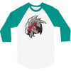 lycanroc (midnight) 3/4 Sleeve Shirt