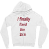 i finally fixed the sink Zipper Hoodie