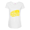 flag give me liberty stars right patriotic 1776 molon labe Maternity Scoop Neck T-shirt