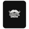 mustaching through snow Mousepad