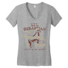 li'l sebastian Women's V-Neck T-Shirt