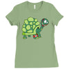 tortue nazie zombie Ladies Fitted T-Shirt