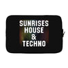 Sunrises House &amp; Techno Laptop sleeve