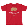 papa bear Toddler T-shirt