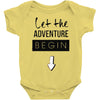 let the adventure begin Baby Bodysuit