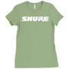 shure logo Ladies Fitted T-Shirt