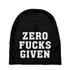 Zero Fucks Given Baby Beanies