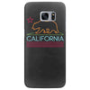neon sign california republic flag bear Samsung Galaxy S7 Edge