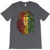 new! men's rasta vibe lion T-Shirt