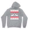 reindeer christmas ugly sweater Unisex Hoodie