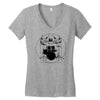 drumer vitruvian Women's V-Neck T-Shirt