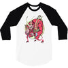 krampus (blood red) 3/4 Sleeve Shirt
