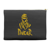 uomo dakar stampa oro moto deserto parigi africa sport Accessory Pouches