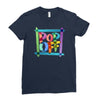 pop off brush Ladies Fitted T-Shirt