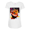 gritty Maternity Scoop Neck T-shirt