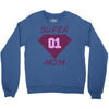 super mom 01 Crewneck Sweatshirt