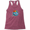 rainbow soccer Racerback Tank