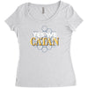 yes we catan Women's Triblend Scoop T-shirt