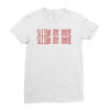 sleigh my name Ladies Fitted T-Shirt