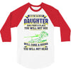 mess with my daughter and from a place 3/4 Sleeve Shirt