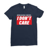 Breaking News i Don't Care Ladies Fitted T-Shirt