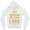 queens are born in 1987 Zipper Hoodie