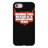 behind beard is a handsome man iPhone 8