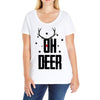 oh deer Ladies Curvy T-Shirt