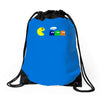funny zombie Drawstring Bags