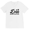 Dogs Because People Suck V-Neck Tee
