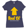 real elf Ladies Fitted T-Shirt