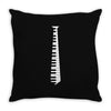 piano tie Throw Pillow