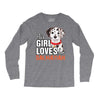 This Girl Loves Her Dalmatian Long Sleeve Shirts