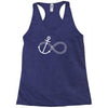 infinity knot anchor rope Racerback Tank