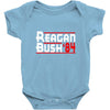 reagan bush '84 Baby Onesie
