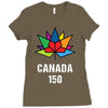 Canada 150th Anniversary Ladies Fitted T-Shirt