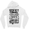 This Girl Is Taken By A Super Sexy January Boyfriend Zipper Hoodie