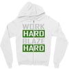 work hard blaze hard Zipper Hoodie