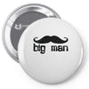 moustache Pin-back button