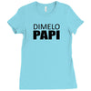 dimelo papi nicky jam reggaeton regueton  black Ladies Fitted T-Shirt