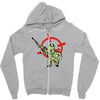 tortue tueuse de mario bros Zipper Hoodie