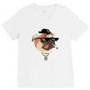 pug life V-Neck Tee
