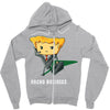 what's in his briefqueso Zipper Hoodie